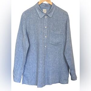 NWOT Women’s Oversized Linen Shirt SZ L